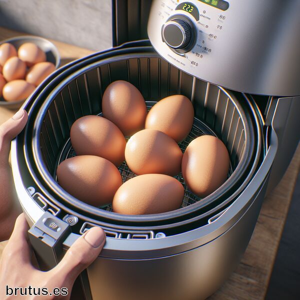 Huevos duros en AirFryer: rápidos y sin agua